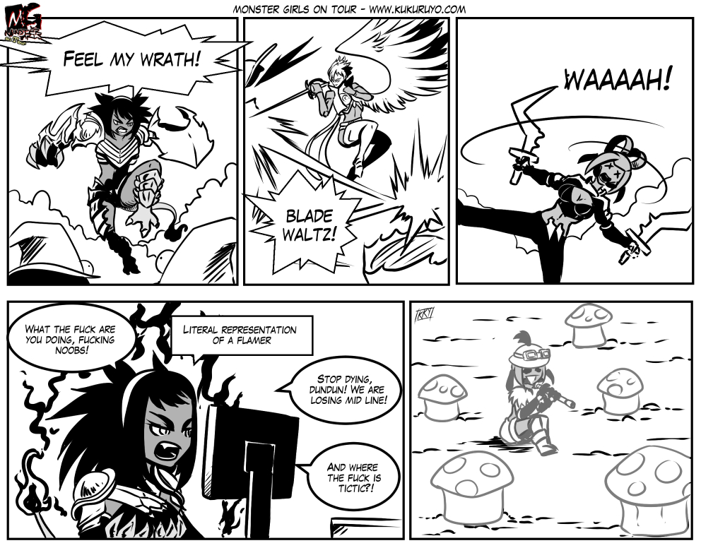 Monster girls on tour - Episode 74, Page 1: Page 074